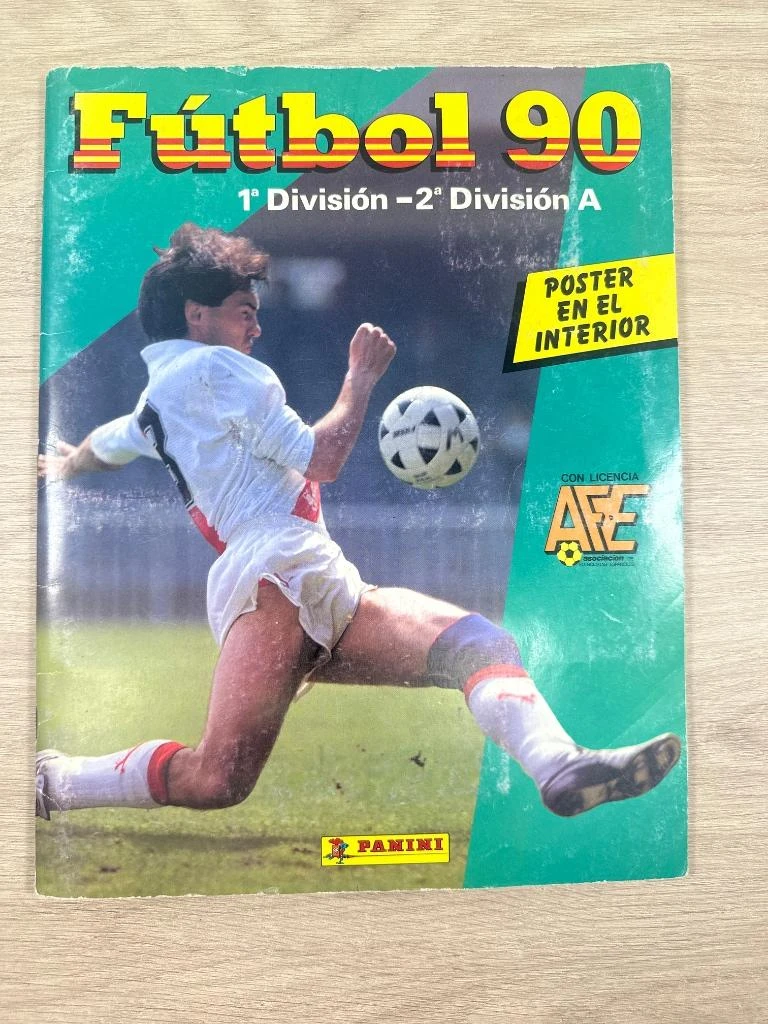 Álbum de cromos Fútbol 90 de Panini